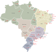 mapa das escolas do sus