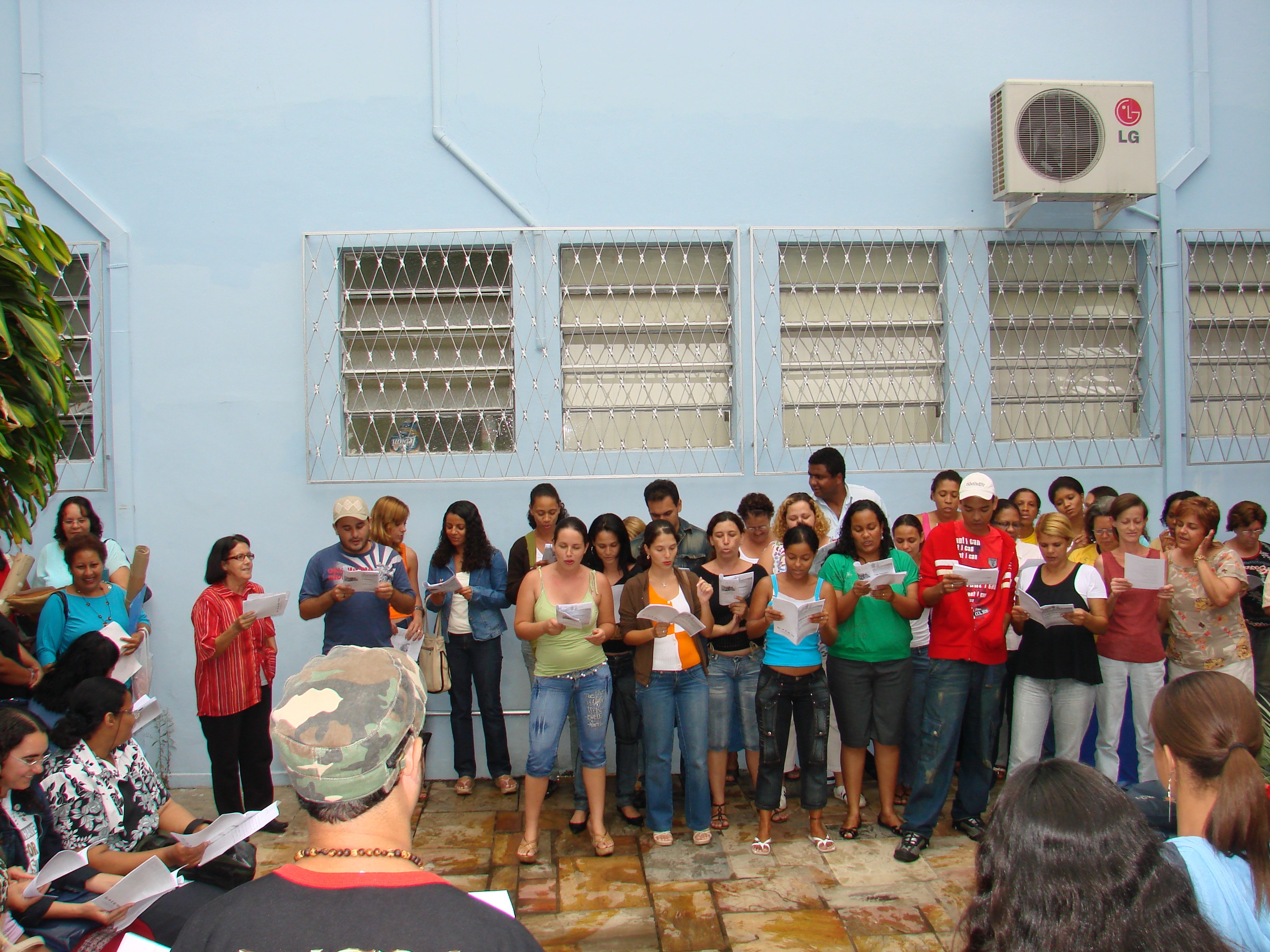 ACS durante a cerimônia de formatura