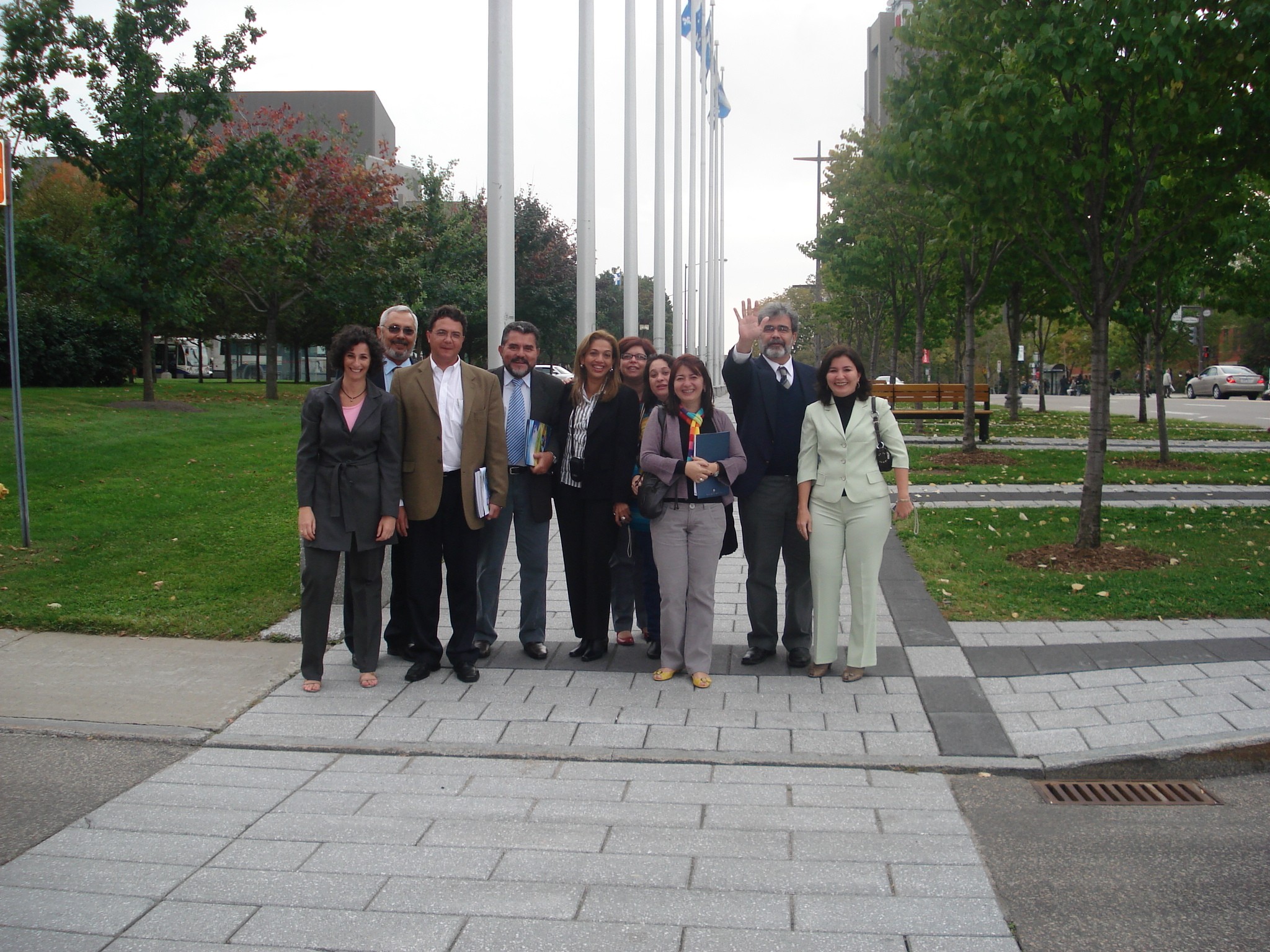 Equipe de gestores brasileiros em Quebec