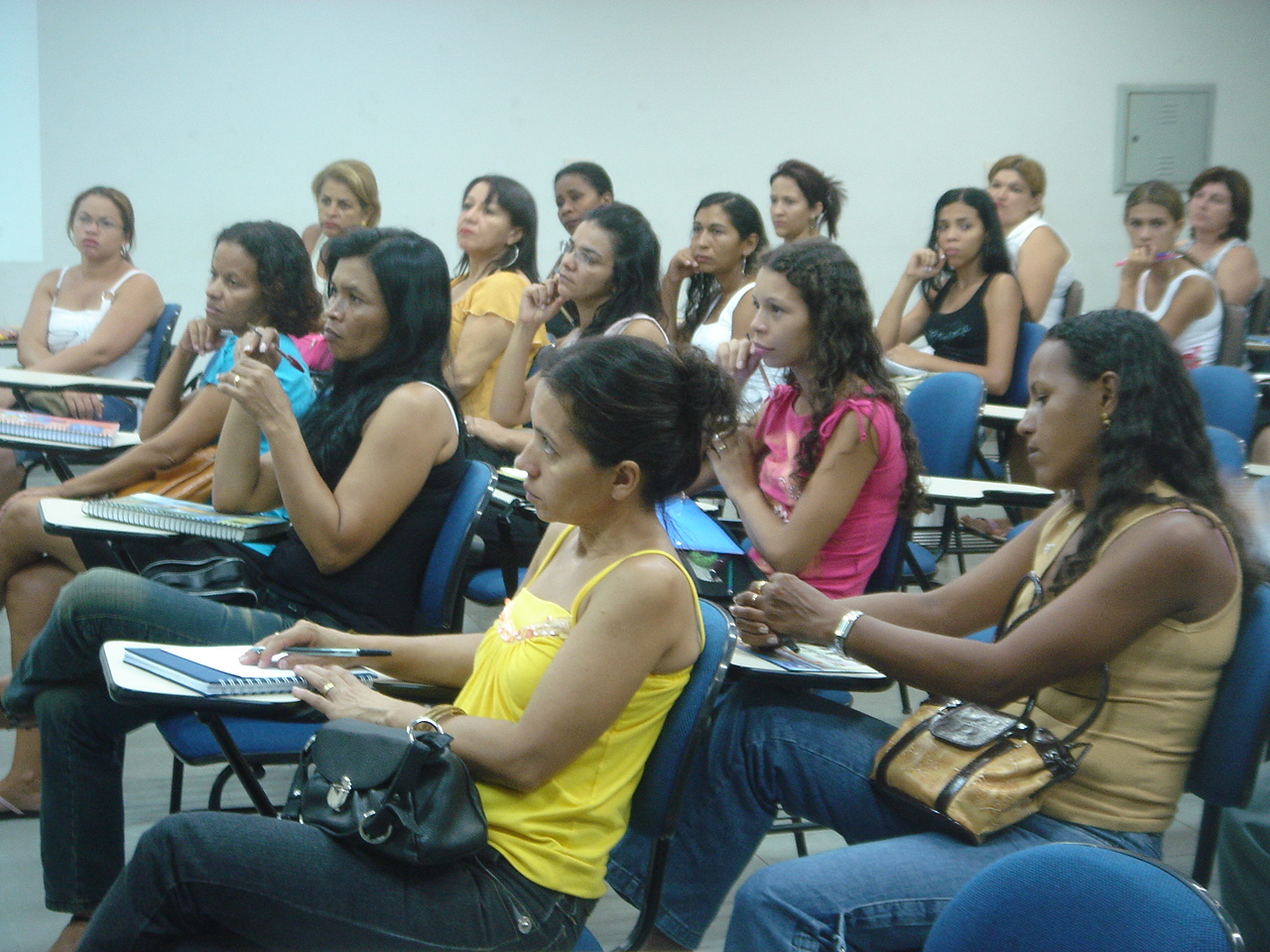 Alunos no curso Técnico em Nutrição e Dietética